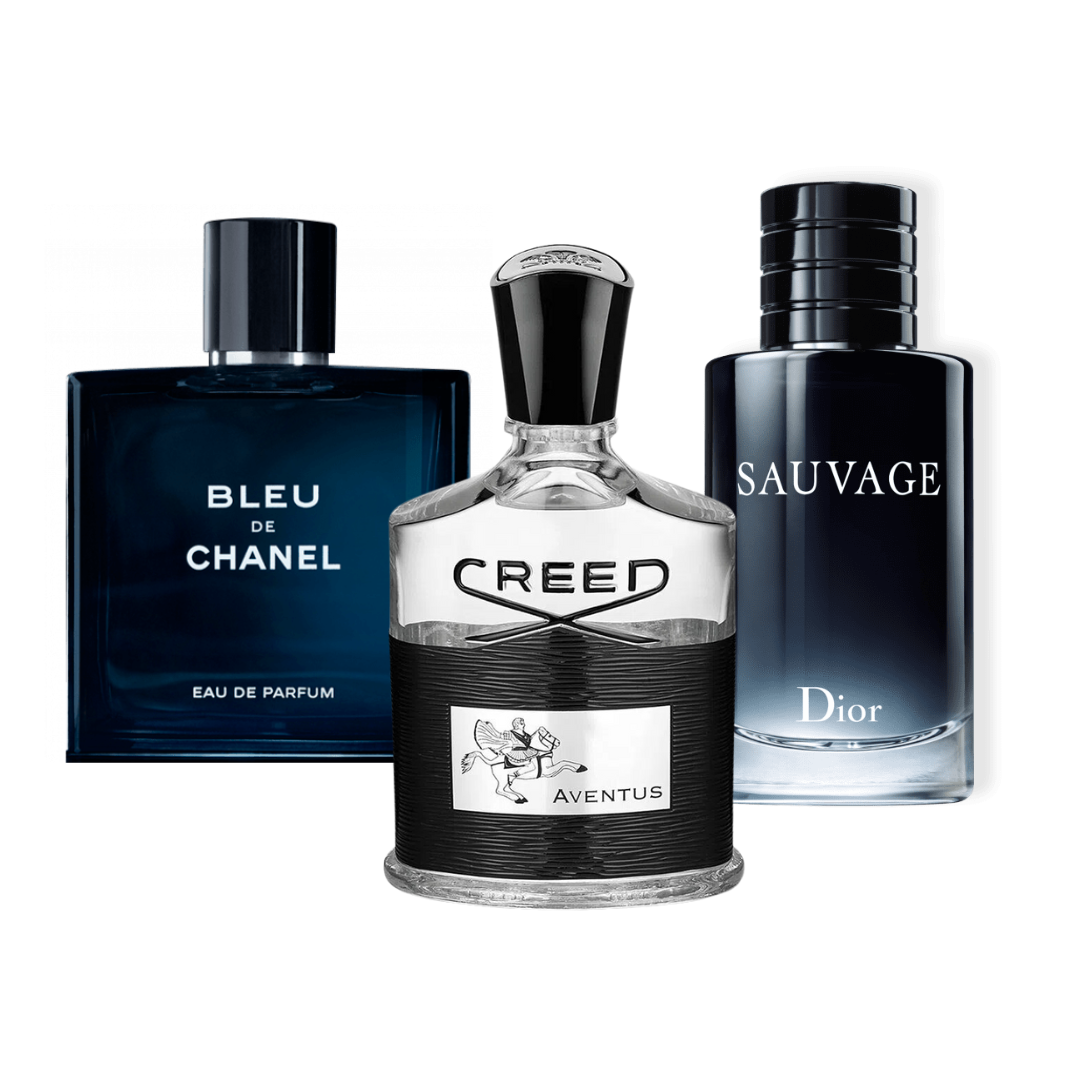 4 Parfums - Invictus, Aventus, Bleu de Chanel et Sauvage (ACHETEZ 2, RECEVEZ-EN 4)